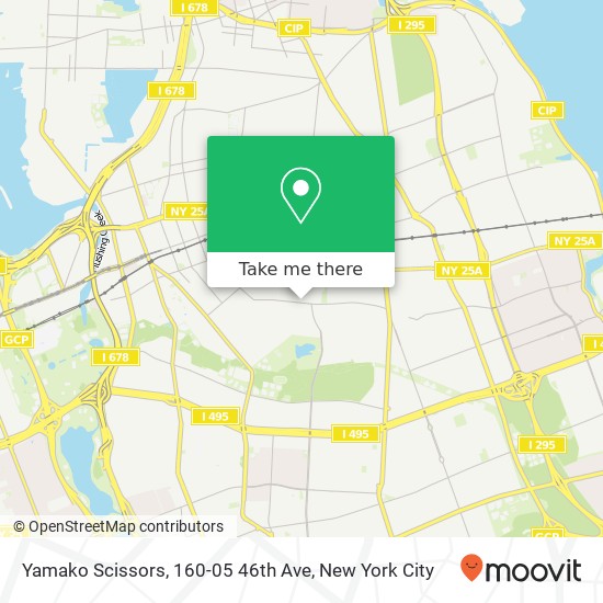 Mapa de Yamako Scissors, 160-05 46th Ave
