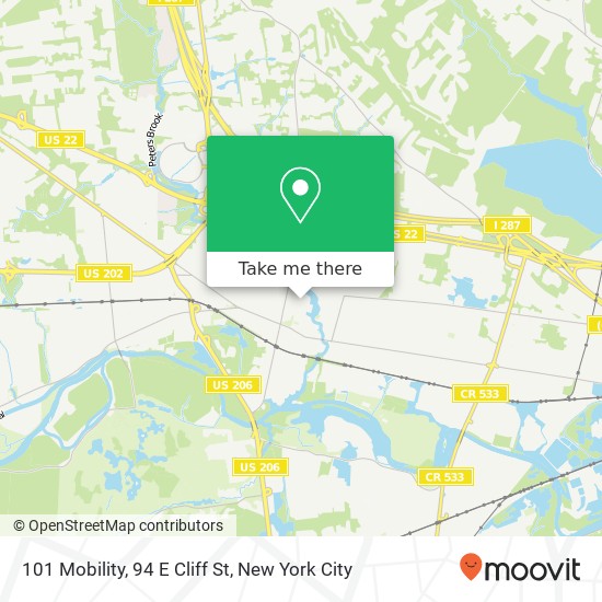 101 Mobility, 94 E Cliff St map
