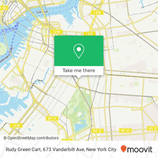 Rudy Green Cart, 673 Vanderbilt Ave map