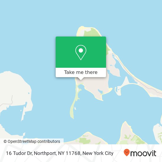 Mapa de 16 Tudor Dr, Northport, NY 11768