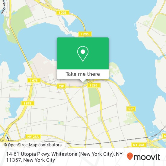 Mapa de 14-61 Utopia Pkwy, Whitestone (New York City), NY 11357