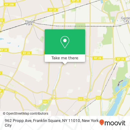 962 Propp Ave, Franklin Square, NY 11010 map