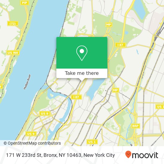 171 W 233rd St, Bronx, NY 10463 map