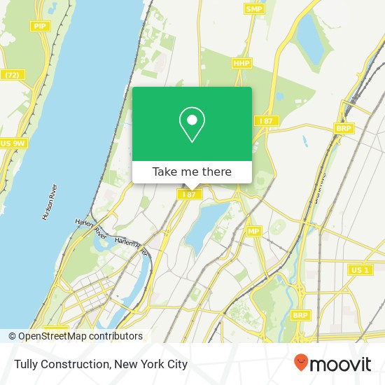 Tully Construction map