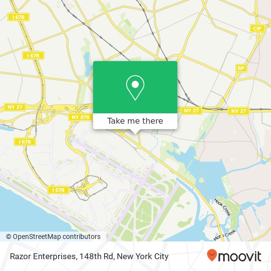 Razor Enterprises, 148th Rd map