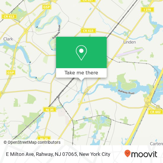 E Milton Ave, Rahway, NJ 07065 map