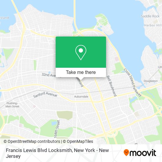 Francis Lewis Blvd Locksmith map