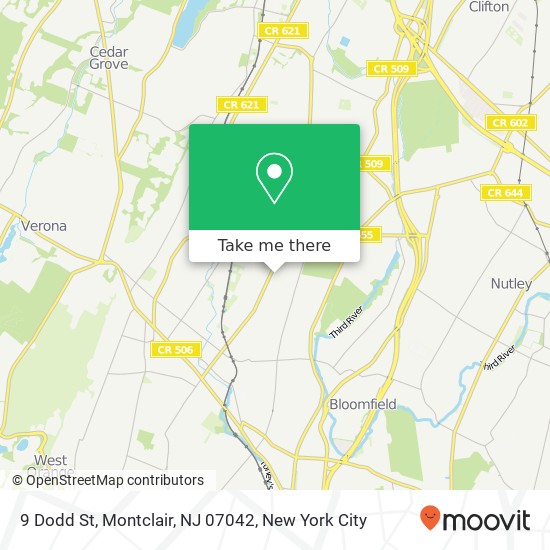 9 Dodd St, Montclair, NJ 07042 map