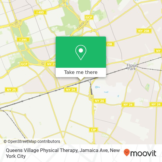 Mapa de Queens Village Physical Therapy, Jamaica Ave