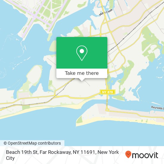 Mapa de Beach 19th St, Far Rockaway, NY 11691
