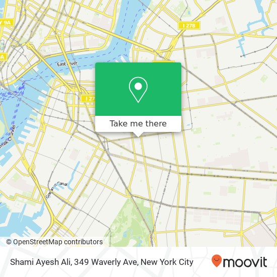 Shami Ayesh Ali, 349 Waverly Ave map