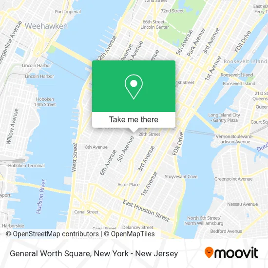 General Worth Square map