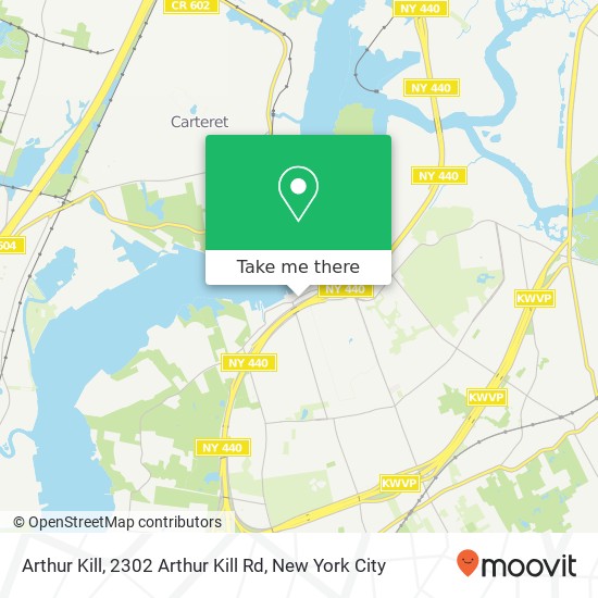 Mapa de Arthur Kill, 2302 Arthur Kill Rd