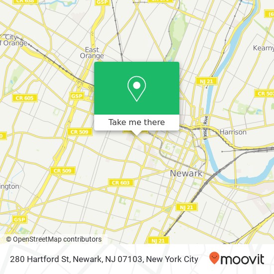 280 Hartford St, Newark, NJ 07103 map