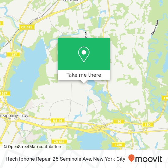 Itech Iphone Repair, 25 Seminole Ave map