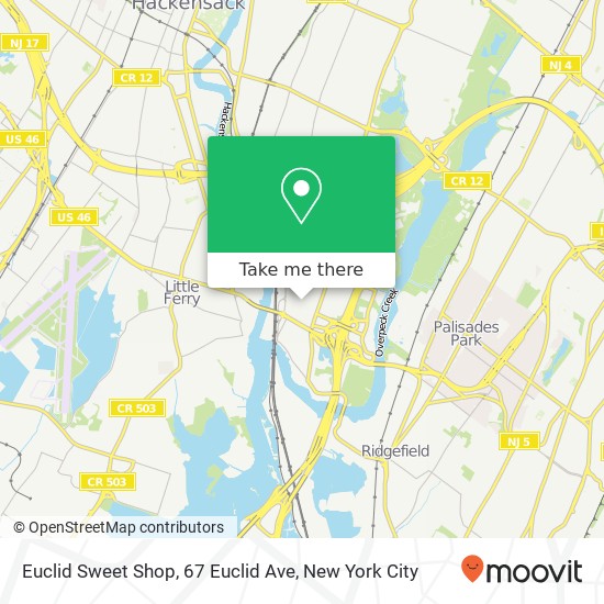 Euclid Sweet Shop, 67 Euclid Ave map