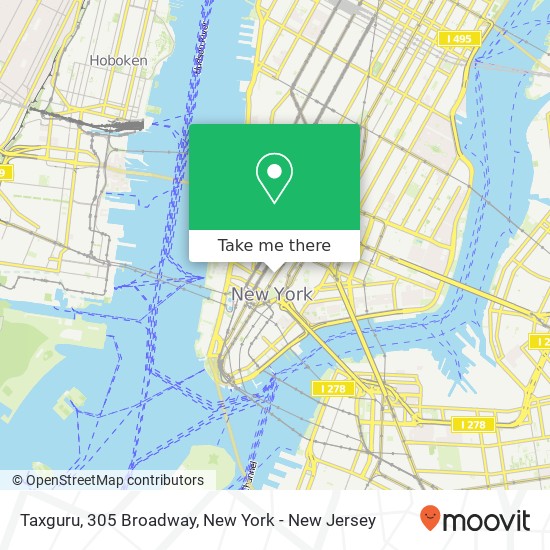 Taxguru, 305 Broadway map