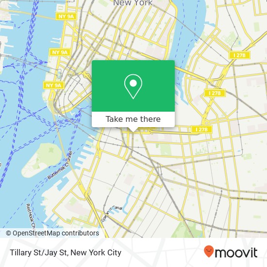 Tillary St/Jay St map