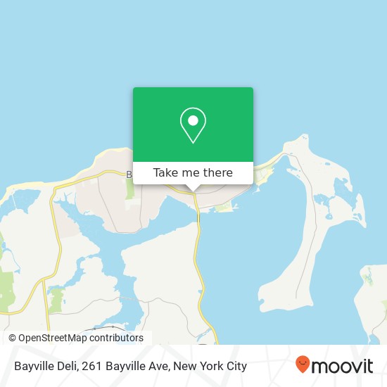 Mapa de Bayville Deli, 261 Bayville Ave