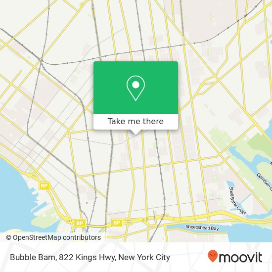 Mapa de Bubble Bam, 822 Kings Hwy