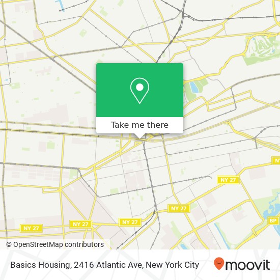 Mapa de Basics Housing, 2416 Atlantic Ave