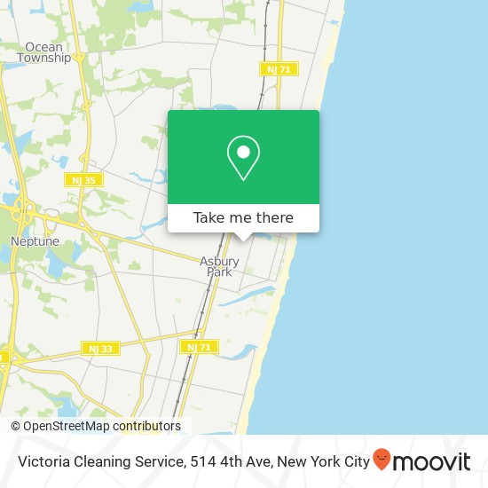 Mapa de Victoria Cleaning Service, 514 4th Ave