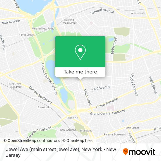 Mapa de Jewel Ave (main street jewel ave)
