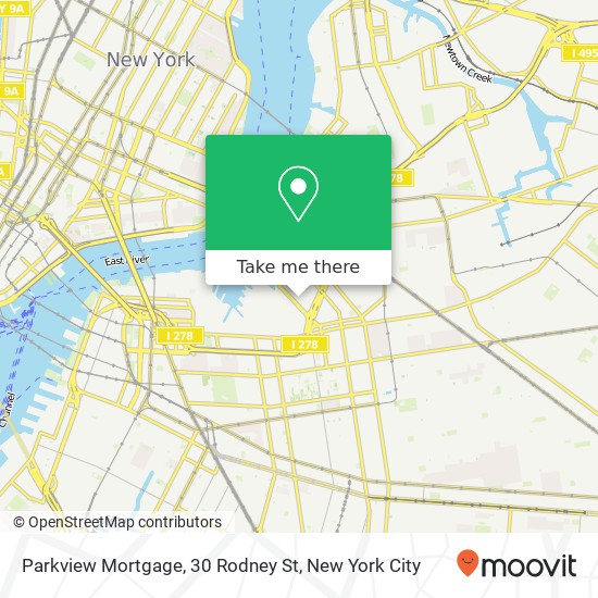 Mapa de Parkview Mortgage, 30 Rodney St