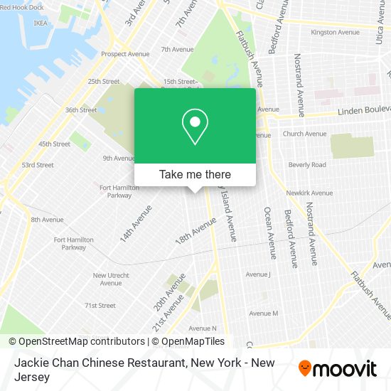 Mapa de Jackie Chan Chinese Restaurant