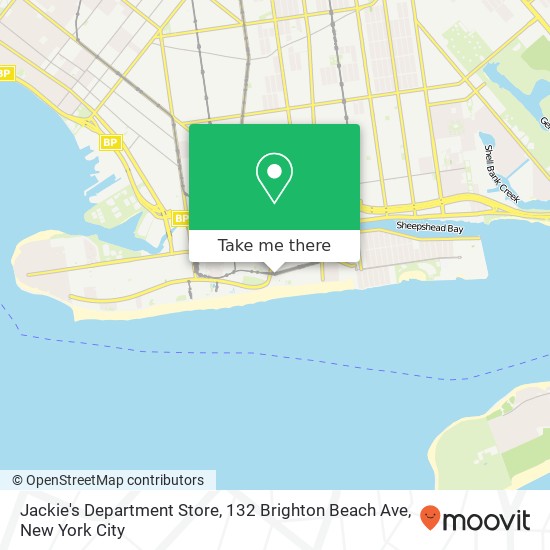 Jackie's Department Store, 132 Brighton Beach Ave map