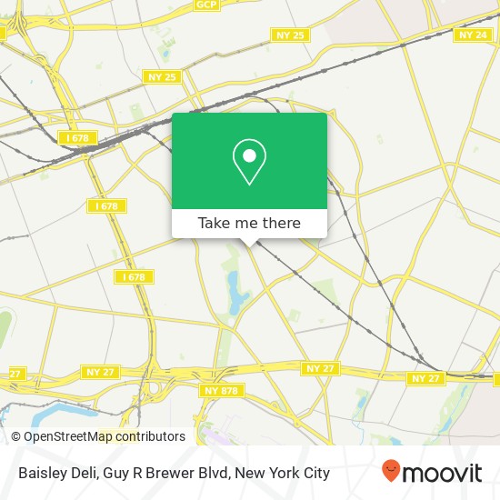 Mapa de Baisley Deli, Guy R Brewer Blvd