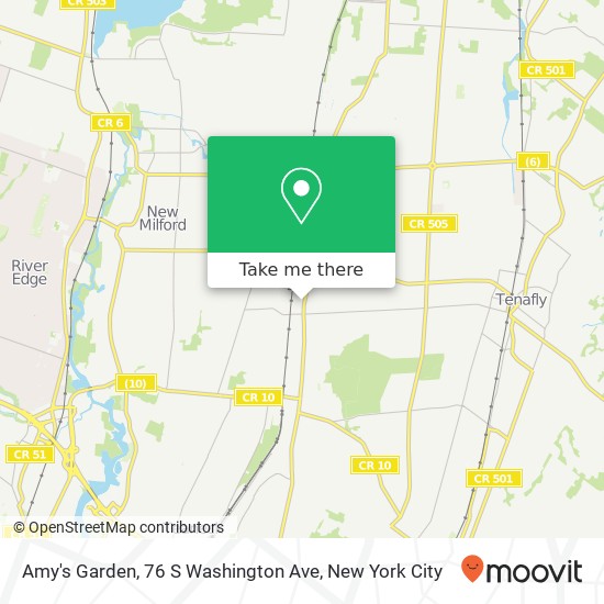 Amy's Garden, 76 S Washington Ave map