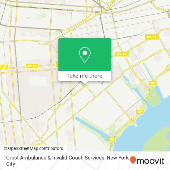 Crest Ambulance & Invalid Coach Services map