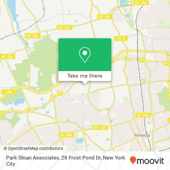 Park-Sloan Associates, 28 Frost Pond Dr map