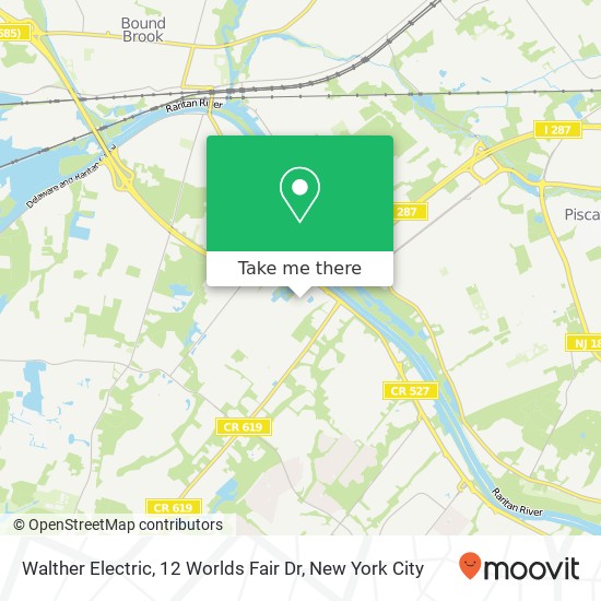 Mapa de Walther Electric, 12 Worlds Fair Dr