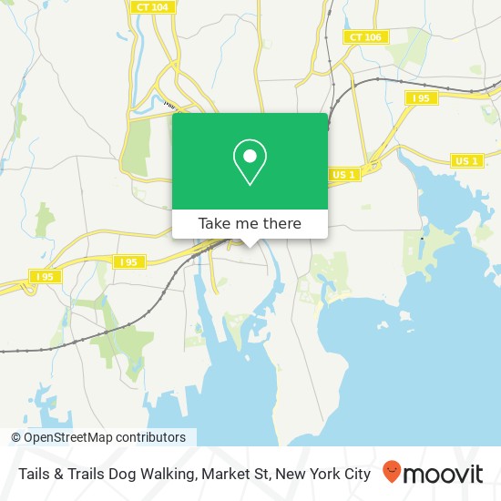 Tails & Trails Dog Walking, Market St map