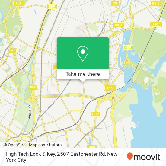 High Tech Lock & Key, 2507 Eastchester Rd map