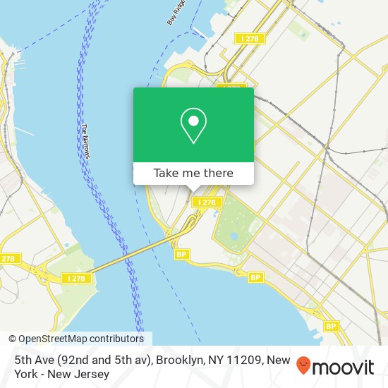 5th Ave (92nd and 5th av), Brooklyn, NY 11209 map
