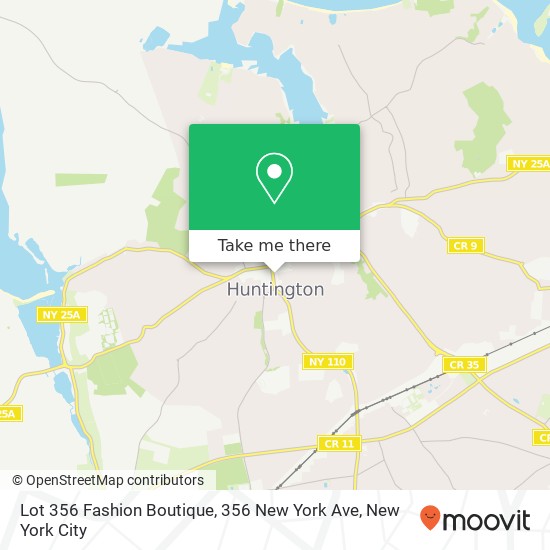 Mapa de Lot 356 Fashion Boutique, 356 New York Ave