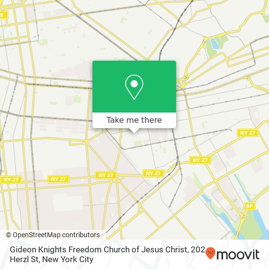 Gideon Knights Freedom Church of Jesus Christ, 202 Herzl St map