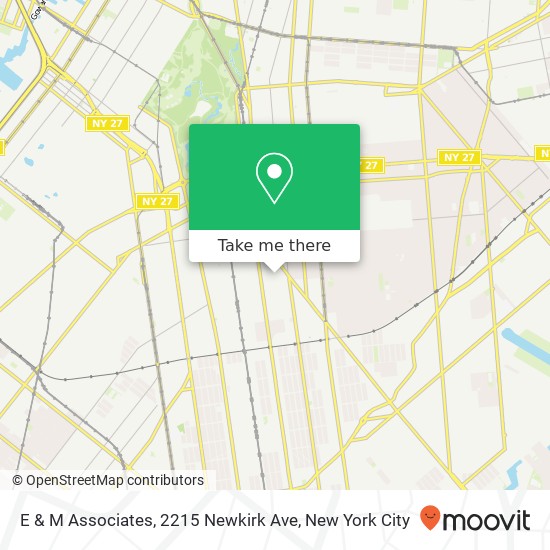 Mapa de E & M Associates, 2215 Newkirk Ave