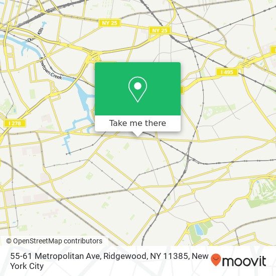 55-61 Metropolitan Ave, Ridgewood, NY 11385 map