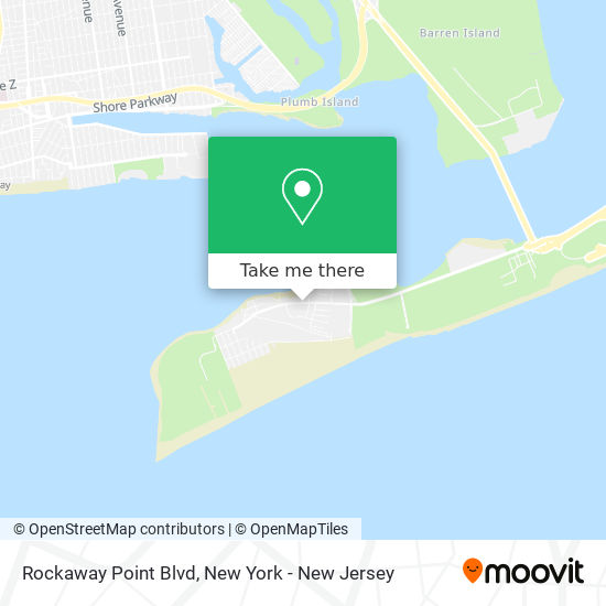 Mapa de Rockaway Point Blvd