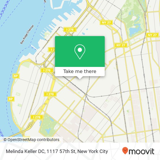 Mapa de Melinda Keller DC, 1117 57th St