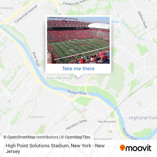 Mapa de High Point Solutions Stadium