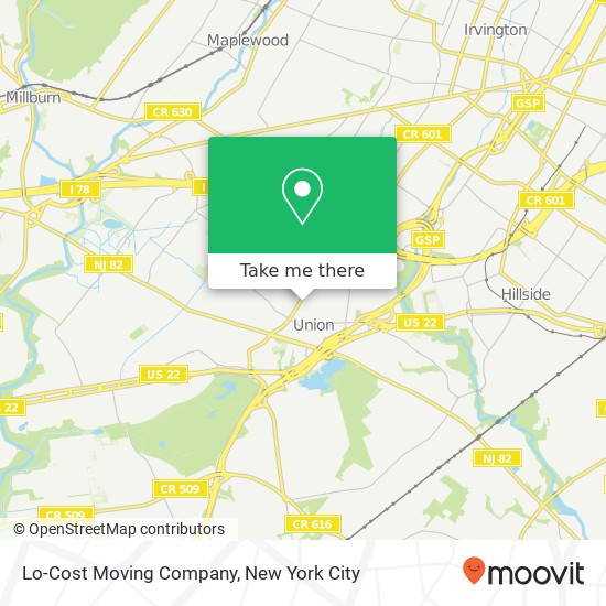 Lo-Cost Moving Company, 1267 Stuyvesant Ave map