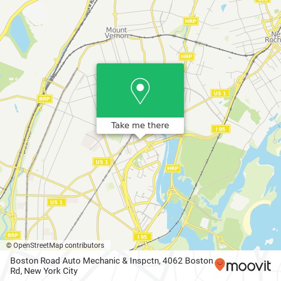 Boston Road Auto Mechanic & Inspctn, 4062 Boston Rd map