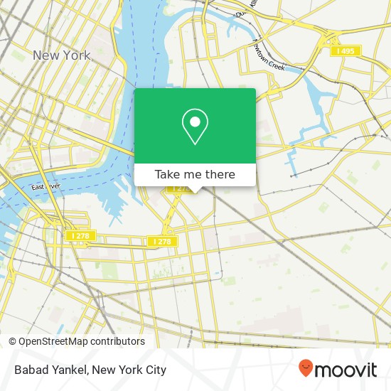 Babad Yankel, 258 Hewes St map