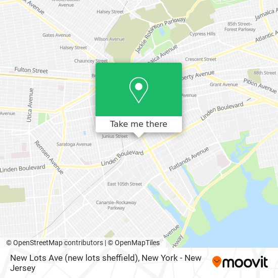 Mapa de New Lots Ave (new lots sheffield)