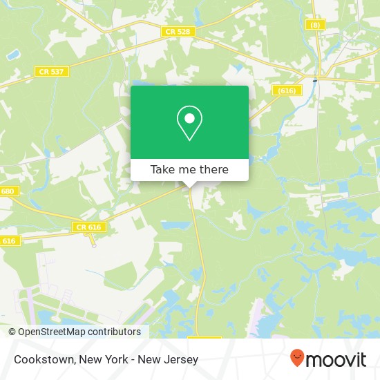 Mapa de Cookstown